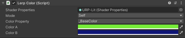 LerpColor component